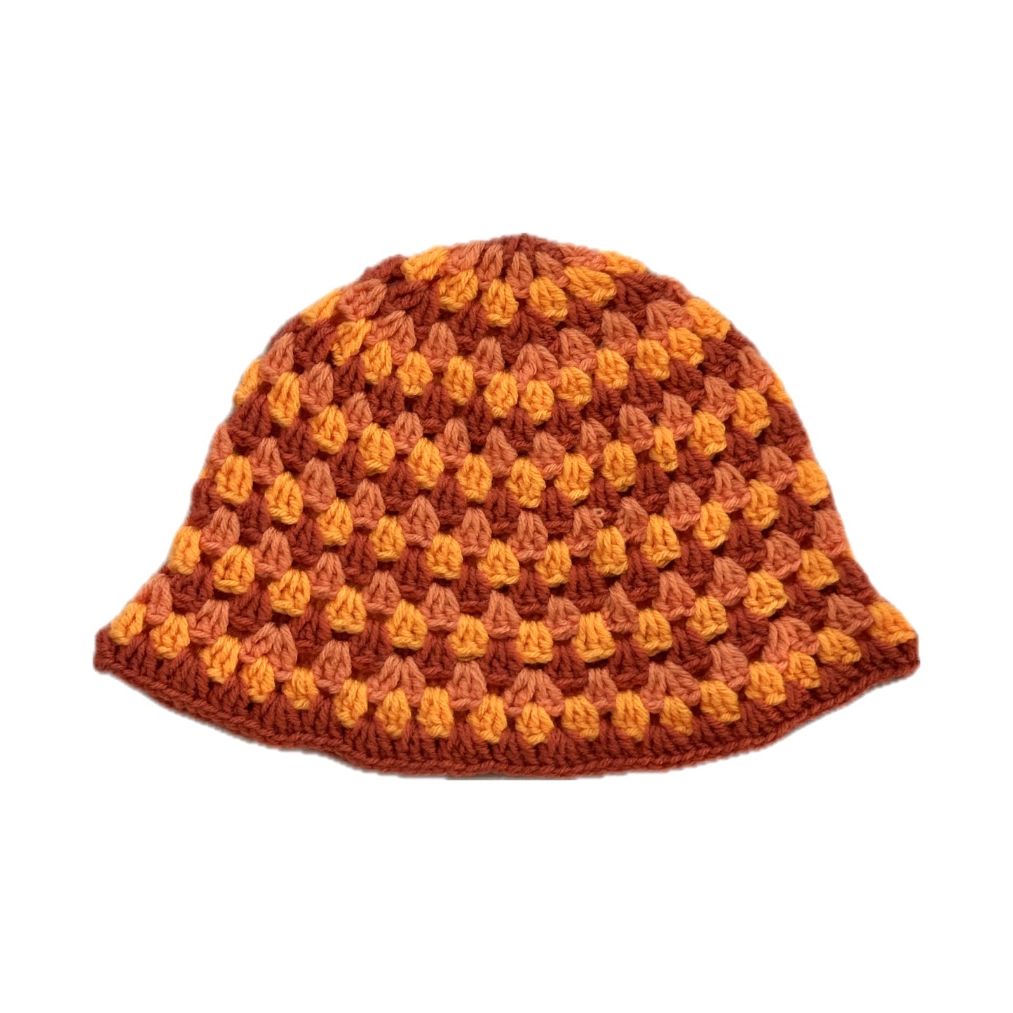Orange and pink Bucket Hat