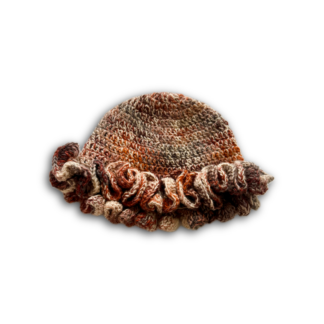 Multicolor Ruffle Hat
