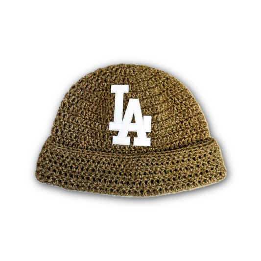 LA Brown Beanie