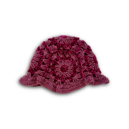 Shades of Pink Sunburst Bucket Hat