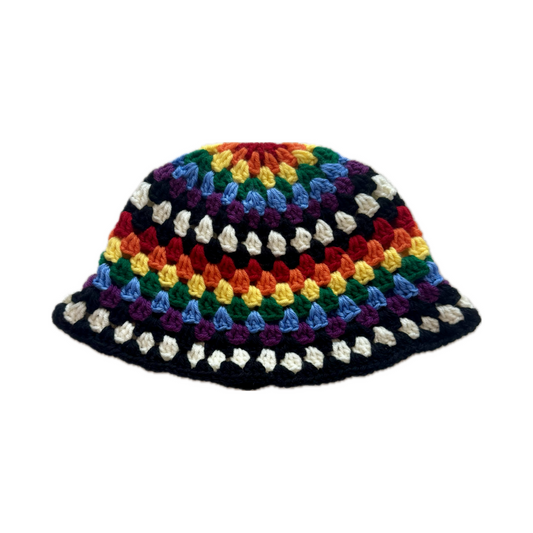 Rainbow/Black & White Bucket Hat