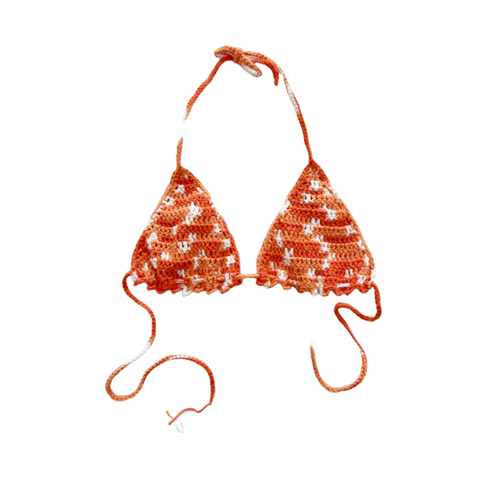 Orangesicle bikini top